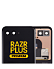 Outer OLED Assembly without Frame for Motorola Moto Razr+ (XT2321-3 / 2023) (Premium)