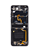 Main OLED Assembly with Frame for Motorola Moto Razr+ / Razr 40 Ultra (XT2321-3 / 2023) (INFINITE BLACK) (Premium)