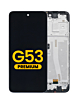 LCD Assembly with Frame for Motorola Moto G53 (XT2335-3 / 2022) (Premium)