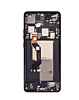 OLED Assembly with Frame for Motorola Moto Edge 50 Pro (XT2403 / 2024) (BLACK BEAUTY) (Premium)