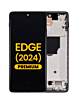 OLED Assembly with Frame for Motorola Edge (XT2405 / 2024) (BLACK) (Premium)