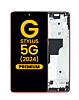 OLED Assembly with Frame for Motorola Moto G Stylus 5G (XT2419 / 2024) (SCARLET WAVE) (Premium)