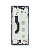 OLED Assembly with Frame for Motorola Moto G85 (XT2427-3 / 2024) (COBALT BLUE) (Premium)