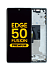 OLED Assembly with Frame for Motorola Moto Edge 50 Fusion 5G (XT2429 / 2024) (MARSHMALLOW BLUE) (Premium)