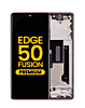 OLED Assembly with Frame for Motorola Moto Edge 50 Fusion 5G (XT2429 / 2024) (HOT PINK) (Premium)