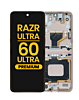 Main OLED Assembly with Frame for Motorola Razr Ultra / Razr 60 Ultra (XT2551 / 2025) (MOUNTAIN TRAIL) (Premium)