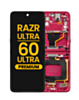 Main OLED Assembly with Frame for Motorola Razr Ultra / Razr 60 Ultra (XT2551 / 2025) (CABARET) (Premium)