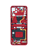 Main OLED Assembly with Frame for Motorola Razr Ultra / Razr 60 Ultra (XT2551 / 2025) (RIO RED) (Premium)