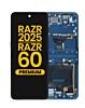 Main OLED Assembly with Frame for Motorola Razr 2025 / Razr 60 (XT2553 / 2025) (GIBRALTAR SEA) (Premium)