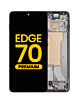 OLED Assembly with Frame for Motorola Edge 70 ( XT2601 / 2025) (GADGET GREY) (Premium)