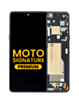 OLED Assembly with Frame for Moto Signature (XT2603/ 2026) (CARBON) (Premium)