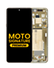 OLED Assembly with Frame for Moto Signature (XT2603/ 2026) (MARTINI OLIVE) (Premium)