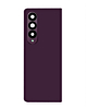 Back Glass with Camera Lens for Galaxy Z Fold 4 F936 (Service Pack) (Burgundy)