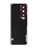 Back Glass with Camera Lens for Galaxy Z Fold 4 F936 (Service Pack) (Burgundy)