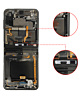 OLED Assembly with Frame for Galaxy Z Flip 3 F711 (PHANTOM BLACK) (US and International) (Service Pack)