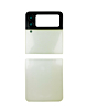 Back Glass for Galaxy Z Flip 3 F711 (2 Piece Set) (NO LOGO) (CREAM)