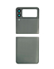 Back Glass for Galaxy Z Flip 3 F711 (2 Piece Set) (NO LOGO) (GREEN)