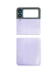 Back Glass for Galaxy Z Flip 3 F711 (2 Piece Set) (NO LOGO) (LAVENDER)
