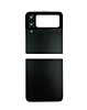 Back Glass for Galaxy Z Flip 4 F721 (2 Piece Set) (NO LOGO) (BLACK)