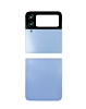 Back Glass for Galaxy Z Flip 4 F721 (2 Piece Set) (NO LOGO) (BLUE)