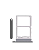 Dual Sim Card Tray for Galaxy Z Flip 6 (CRAFTED BLACK)