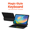 xBase Folio Case with Keyboard & Track Pad (BLACK) for iPad 10 & 11 Gen (Only Ground Shipping)