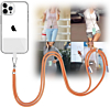Mobile Phone Straps with Card Holder - ORANGE (Only Ground Shipping)