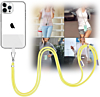 Mobile Phone Straps with Card Holder - YELLOW (Only Ground Shipping)