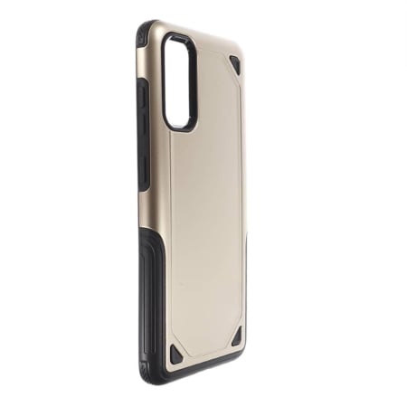 Galaxy S20 Armor Dual Layer Impact Shockproof Cover- GOLD (Only Ground Shipping)