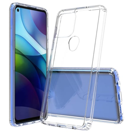 Moto G Stylus 5G 2021 Hybrid Case with Air Cushion Technology - CLEAR (Only Ground Shipping)