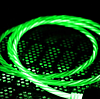 Visible USB A-L Non-MFI Flowing LED Fast Charging Cable (GREEN) (3ft) (10W) (Only Ground Shipping)