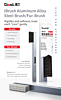 QianLi iBrush Aluminum Alloy Handle Anti-static Fur Brush (0.08mm)