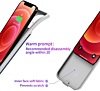 Soft Rubber Slim Charging Case (5500 mAh) for iPhone 12/12 Pro  (BLUE) (Only Ground Shipping)