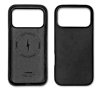 xBase by PowerPeak - Suede MagSafe Case for iPhone 17 Pro - (BLACK) (Only Ground Shipping)