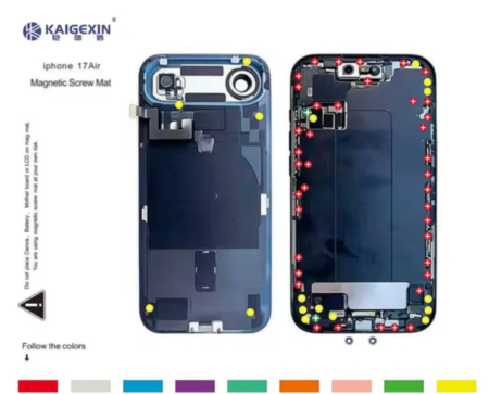 KAIGEXIN Magnetic Screw Mat for iPhone Air