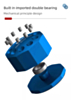 BEST 10S Ten Holes Aluminum 360 Rotating Magnetic Screwdriver Storage Rack (BLUE)