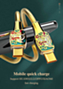 LDNIO LC881C PD 3.1 USB C-C Fast Charging Cable (GOLD) (3ft) (65W) (Only Ground Shipping)