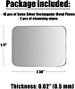 EVO Square Magnetic Metal Sticker for Inside Case (Only Ground Shipping)