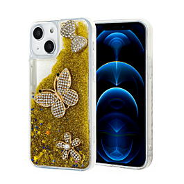 Liquid Quicksand Glitter Cover Case - L23 for iPhone 12 Pro Max (Only Ground Shipping)