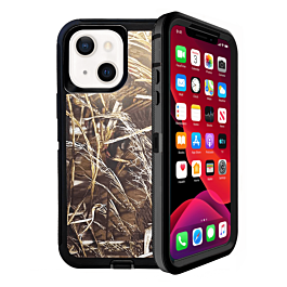 Heavy Duty Case for iPhone 13 Mini (CAMO BLACK) (Only Ground Shipping)