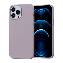 Soft Solid Silicone Case (Full Buttom Cover) - BEIGE for iPhone 13 Pro (Only Ground Shipping)