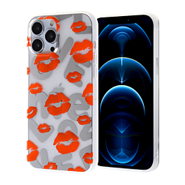 Love Me Printed Clear Case - E11 for iPhone 12 Pro Max (Only Ground Shipping)