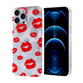 Love Me Printed Clear Case - E8 for iPhone 12 Pro Max (Only Ground Shipping)