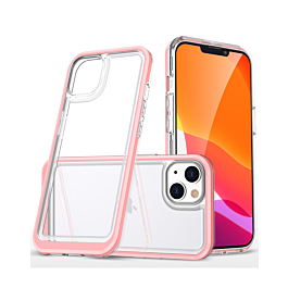 Dual Layers Double Injection Case - PINK for iPhone 13 Pro (Only Ground Shipping)