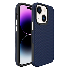 iPhone 13 Mini Shock Absorption Protective Dual Layer Case - NAVY BLUE (Only Ground Shipping)