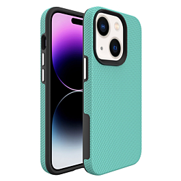 iPhone 13 Mini Shock Absorption Protective Dual Layer Case - TEAL (Only Ground Shipping)