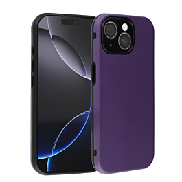 Full Cover New Design Silicone Case - PURPLE for iPhone 13 Plus (Only Ground Shipping)