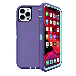 Heavy Duty Case for iPhone 13 Pro (PURPLE & TEAL) (Only Ground Shipping)
