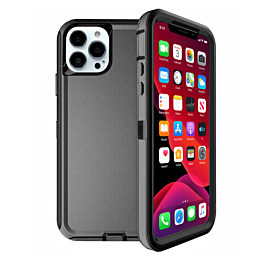 Heavy Duty Case for iPhone 13 Pro Max (BLACK) (Only Ground Shipping)