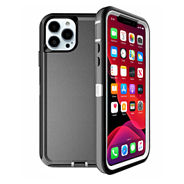 Heavy Duty Case for iPhone 13 Pro Max (BLACK & WHITE) (Only Ground Shipping)